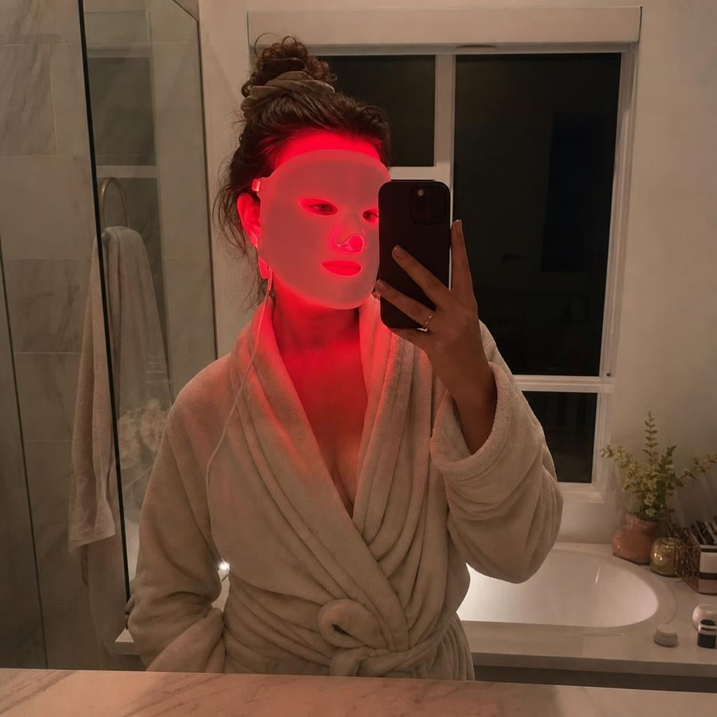 Bathroom mirror moment