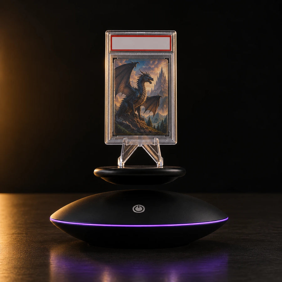Clear Stand Kit: minimal studio view of the floating card and LED base